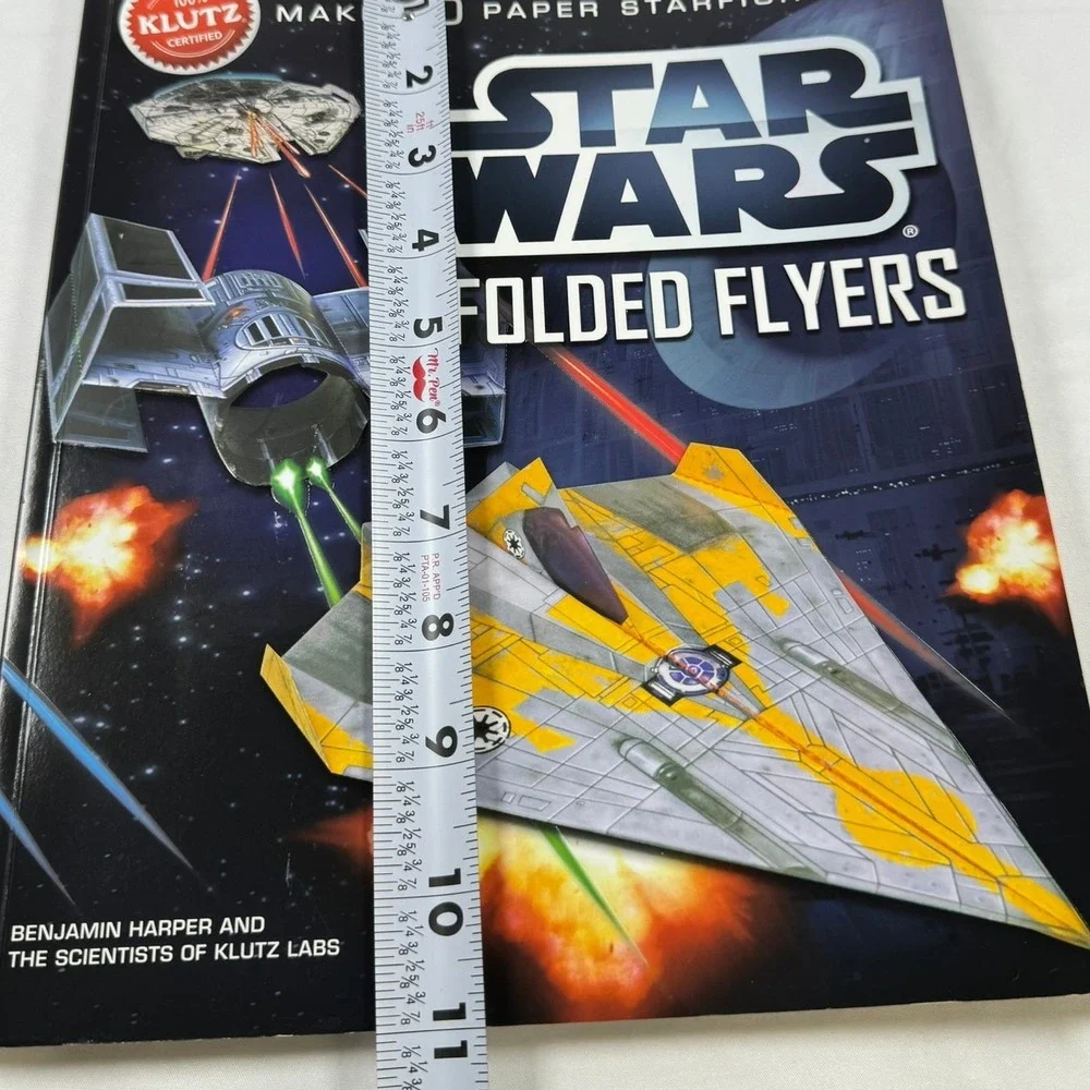 Star Wars Folded Flyers Klutz Paper Starfighters Activity Book 30 Ships 2012